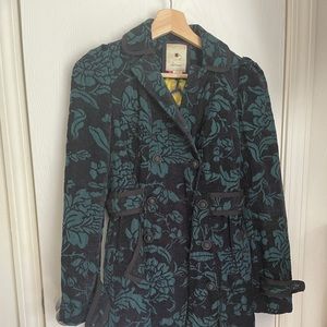 Anthropologie Elevenes Jacard jacket size 0